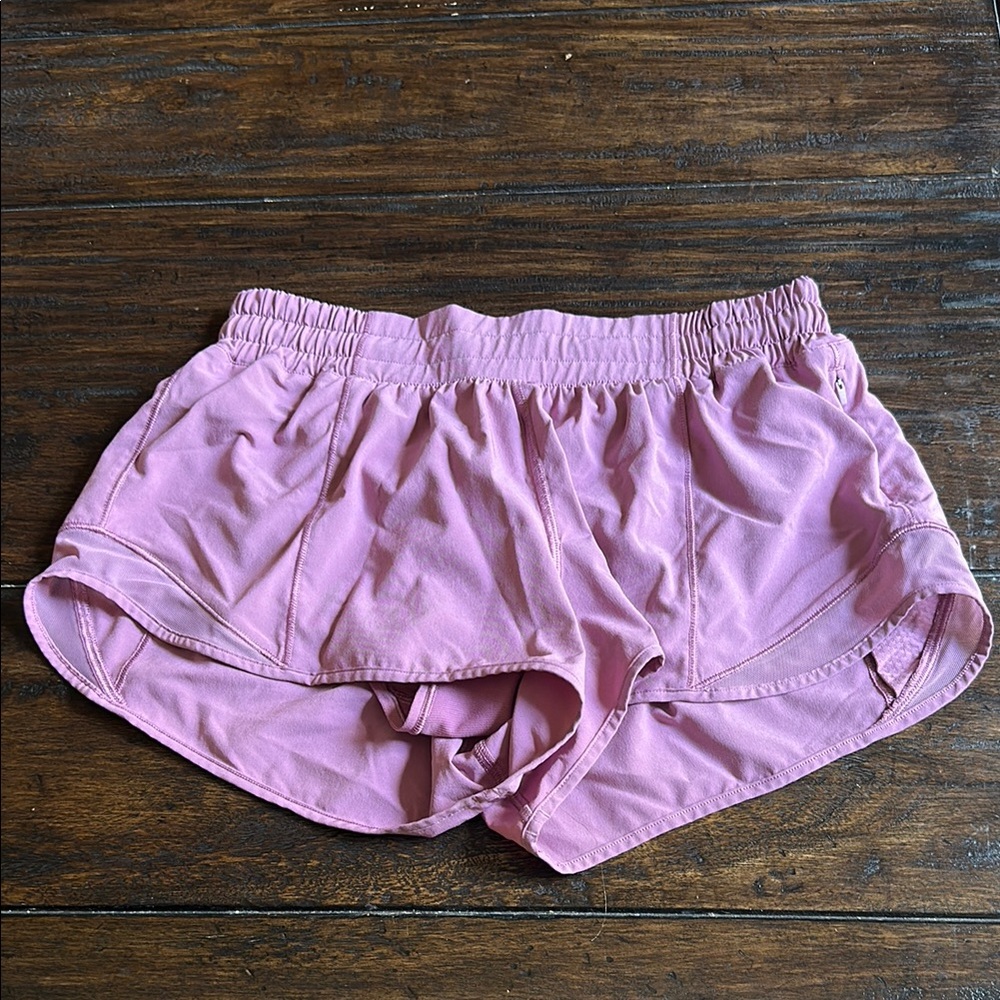 Pink Lululemon Shorts 2.5 inch